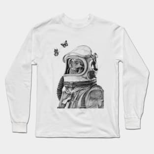 Butterflies in Space Long Sleeve T-Shirt